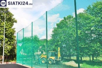 Siatki Polkowice - Zabezpieczenie za bramkami i trybun boiska piłkarskiego dla terenów Polkowic